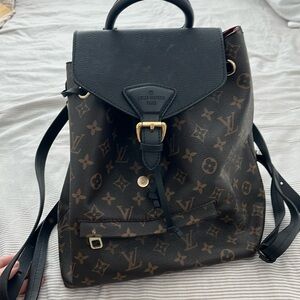 Faux Louis Vuitton backpack purse